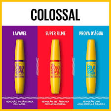 Máscara de Cílios Maybelline The Colossal Volum' Express Lavável Preto 9,2ml